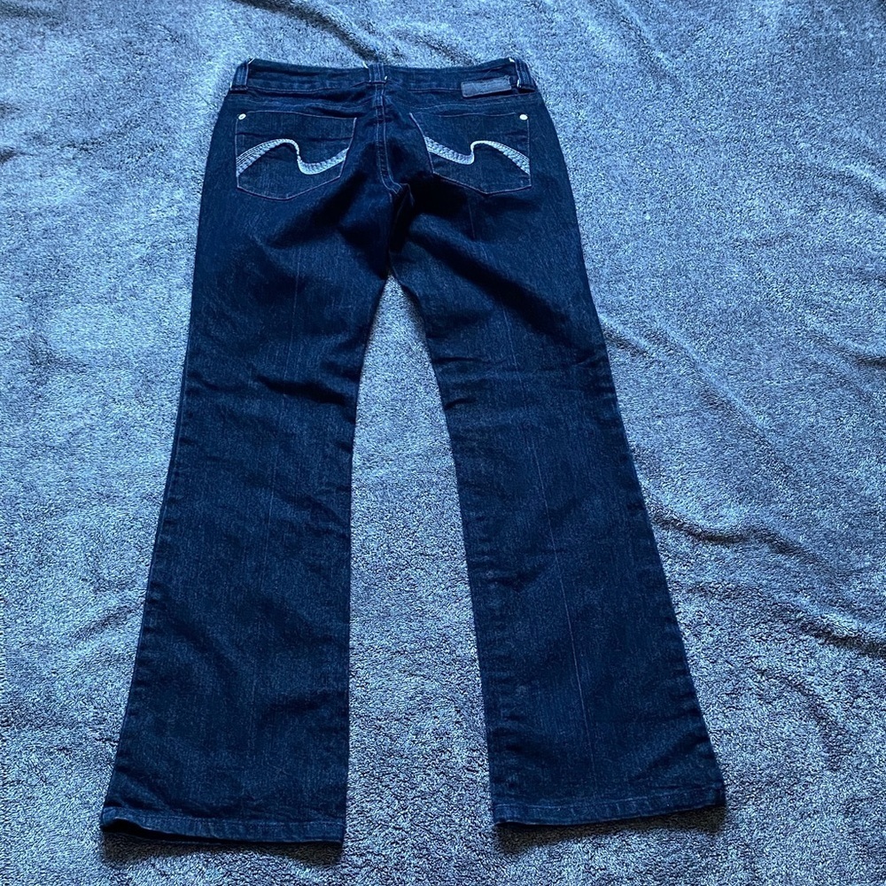 YMI Midnight black Wide Leg Jeans - Picture 3 of 11